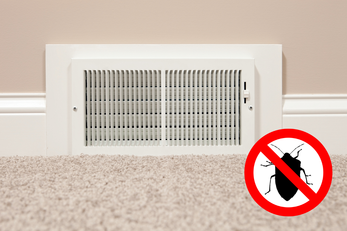 Vents free of bugs and insects